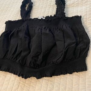 Free Assembly 100% Cotton Cropped Tank